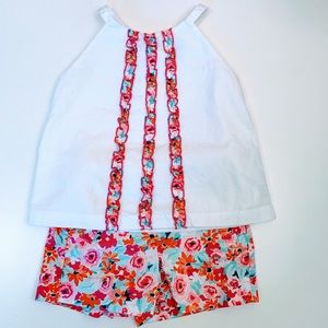 Janie and Jack Outfit— top and shorts